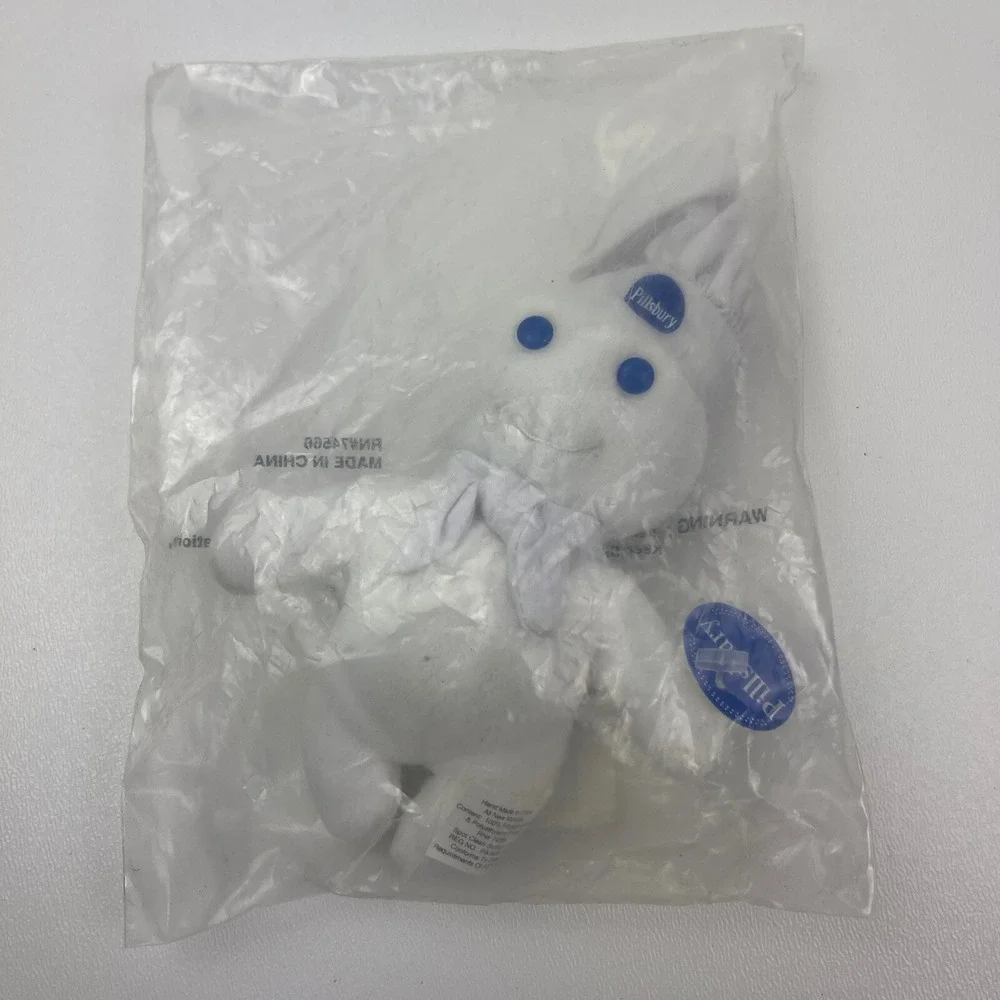 Pillsbury Doughboy Mini Plush Stuffed Bean Bag‎ Doll Toy Promotion Advertisement
